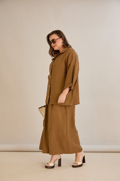 Set aus Tencel 2-teilig Hose + Hemd - 10593