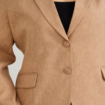 Moderne kurze Jacke - Mocca – Mocca