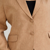 Moderne kurze Jacke - Mocca – Mocca