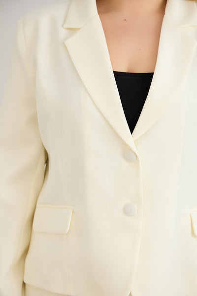 Moderne Kurzjacke  - Champaignfarbe