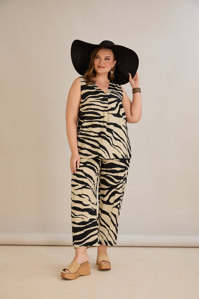 Set aus zwei Teilen Hosen + Top 10752