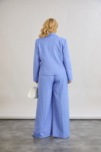 Moderne kurze Jacke - Blau