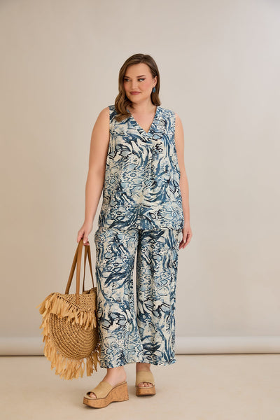 Set aus 2 Teilen: Hose + Top - 10750