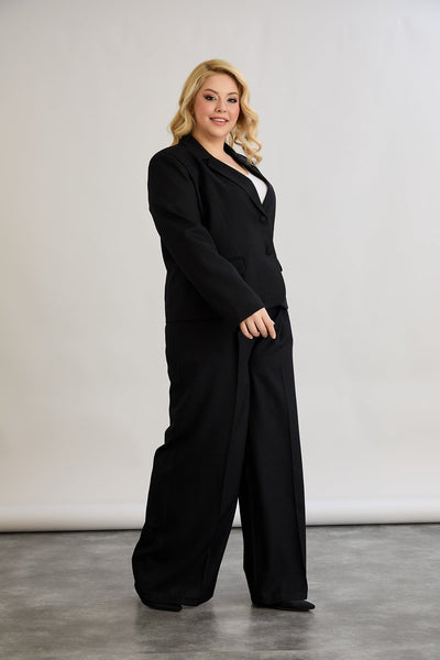 Moderne Kurzjacke  - Schwarz
