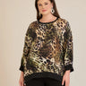 Elegante Bluse - Leopardenmuster – Leopardenprint