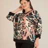 Elegante Bluse - Mehrfarbig – Mehrfarbig