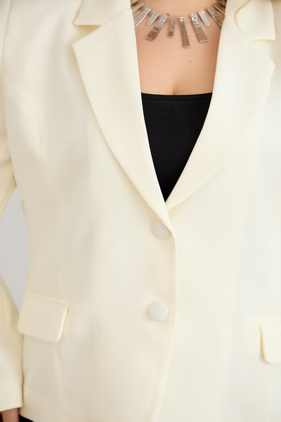 Moderne Kurzjacke  - Champaignfarbe