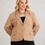 Moderne kurze Jacke - Mocca – Mocca