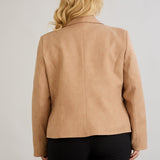Moderne kurze Jacke - Mocca – Mocca