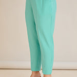 Leichte, elastische Sommerhose - Aqua – Aqua
