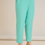 Leichte, elastische Sommerhose - Aqua – Aqua