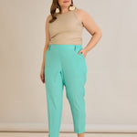 Leichte, elastische Sommerhose - Aqua – Aqua
