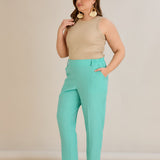 Leichte, elastische Sommerhose - Aqua – Aqua