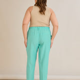 Leichte, elastische Sommerhose - Aqua – Aqua