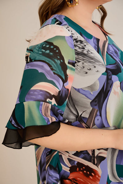 Chiffon Tunika - Multifarbe