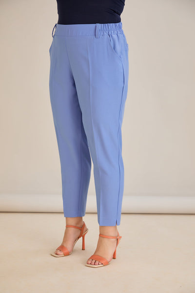 Leichte, elastische Sommerhose - Violet
