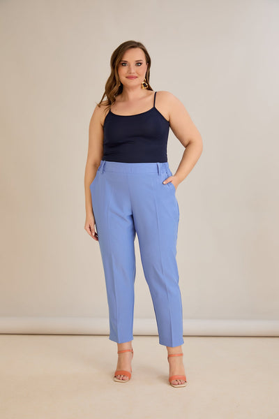 Leichte, elastische Sommerhose - Violet