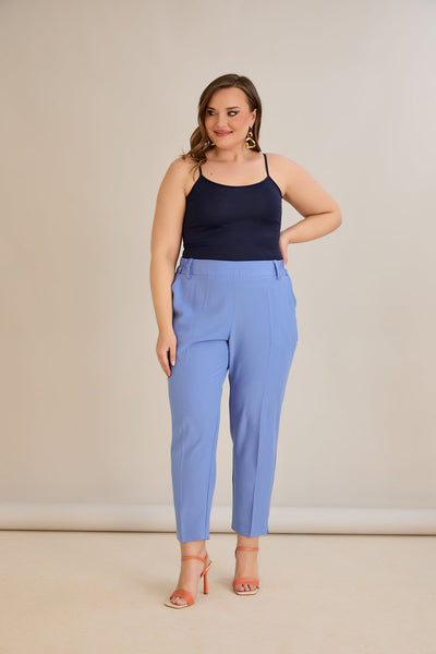 Leichte, elastische Sommerhose - Violet