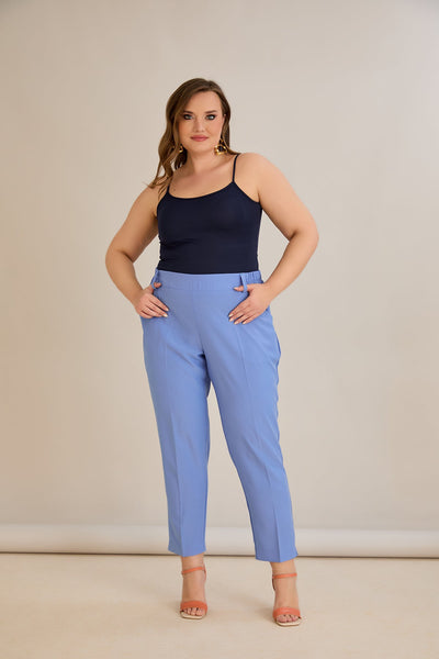 Leichte, elastische Sommerhose - Violet