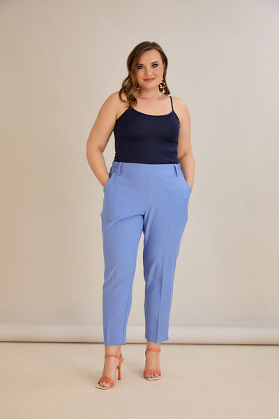 Leichte, elastische Sommerhose - Violet