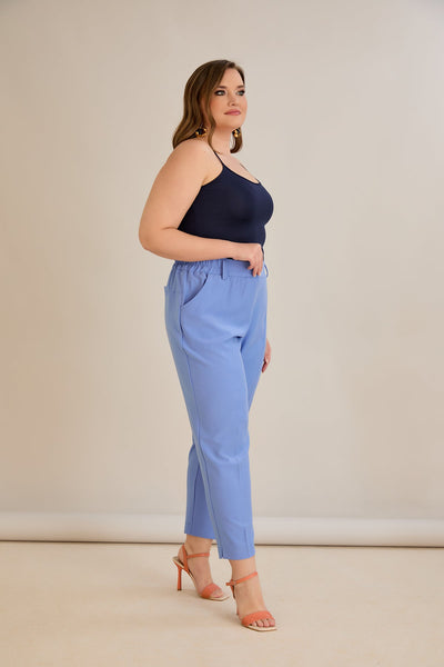 Leichte, elastische Sommerhose - Violet