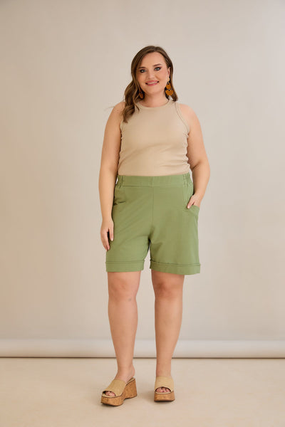 Kurze Hose - Grün