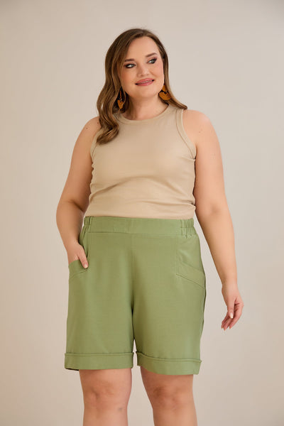 Kurze Hose - Grün