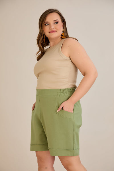 Kurze Hose - Grün