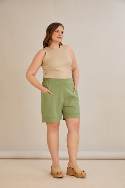 Kurze Hose - Grün