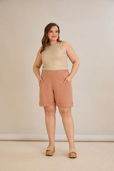 Kurze Hosen - Mocca