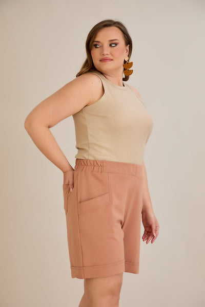 Kurze Hosen - Mocca