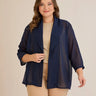 Festliches Chiffon-Cape - Dunkelblau – Dunkelblau