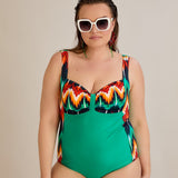 Badeanzug mit Print - Havana – Multifarbe