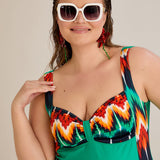 Badeanzug mit Print - Havana – Multifarbe