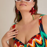 Badeanzug mit Print - Havana – Multifarbe