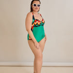 Badeanzug mit Print - Havana – Multifarbe