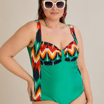 Badeanzug mit Print - Havana – Multifarbe