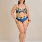 Bikini mit verstellbarem Cup und Bügelunterstützung - Ocean – Multifarbe