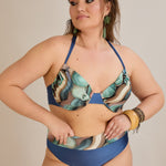 Bikini mit verstellbarem Cup und Bügelunterstützung - Ocean – Multifarbe