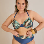 Bikini mit verstellbarem Cup und Bügelunterstützung - Ocean – Multifarbe