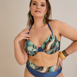 Bikini mit verstellbarem Cup und Bügelunterstützung - Ocean – Multifarbe