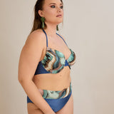 Bikini mit verstellbarem Cup und Bügelunterstützung - Ocean – Multifarbe