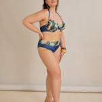 Bikini mit verstellbarem Cup und Bügelunterstützung - Ocean – Multifarbe