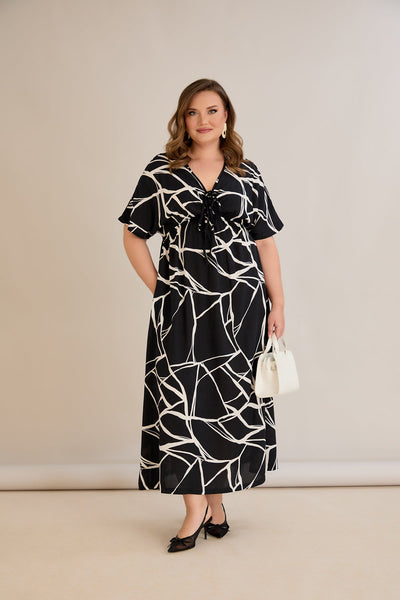 Luftiges Maxikleid aus Viskose