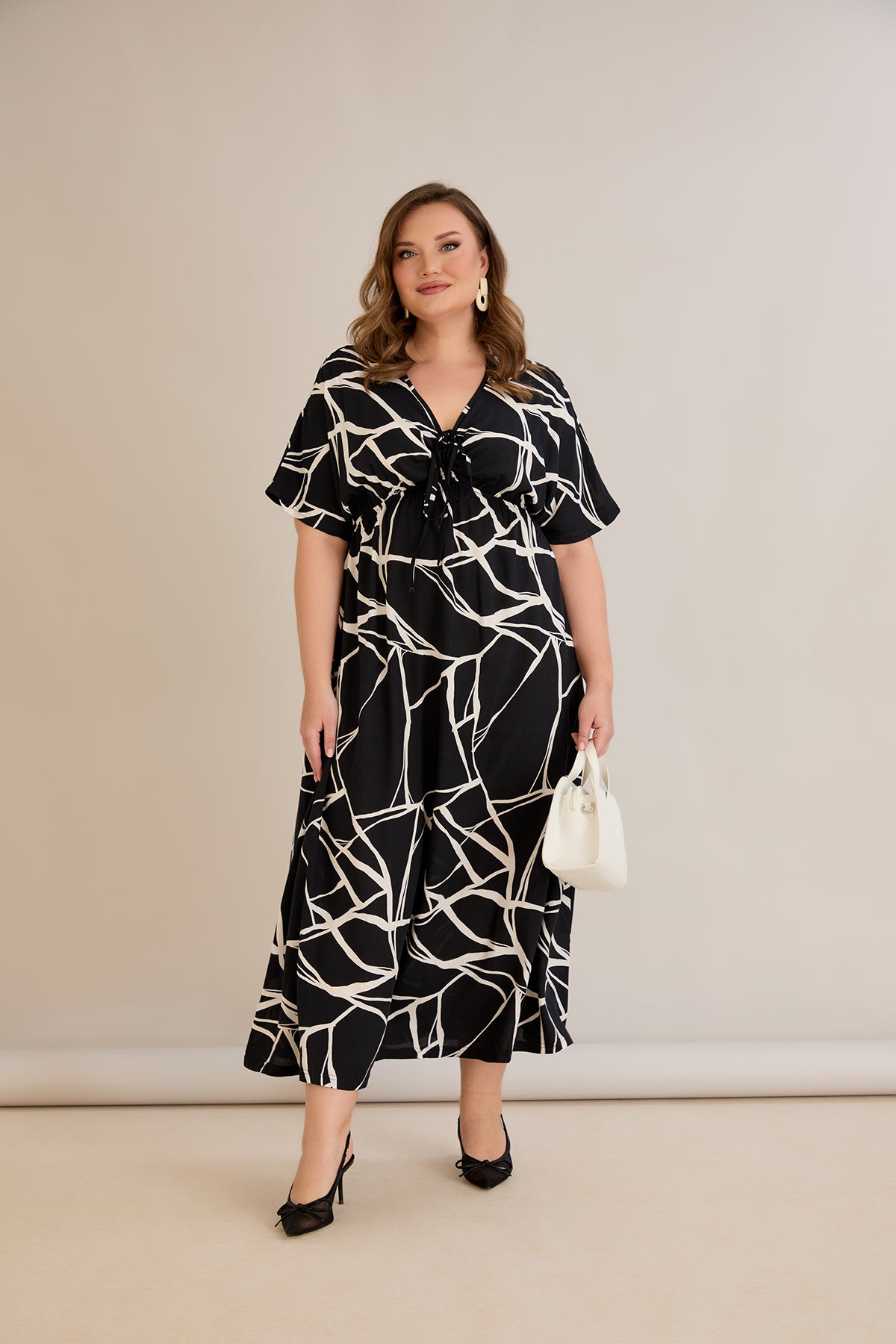 Luftiges Maxikleid aus Viskose