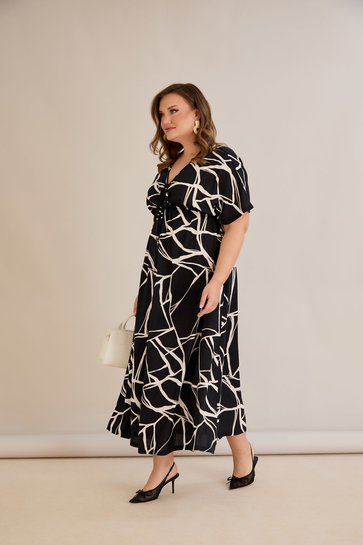 Luftiges Maxikleid aus Viskose