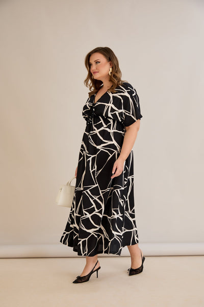 Luftiges Maxikleid aus Viskose