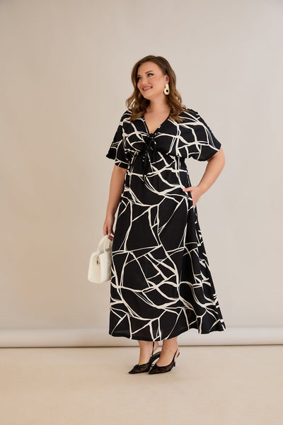 Luftiges Maxikleid aus Viskose