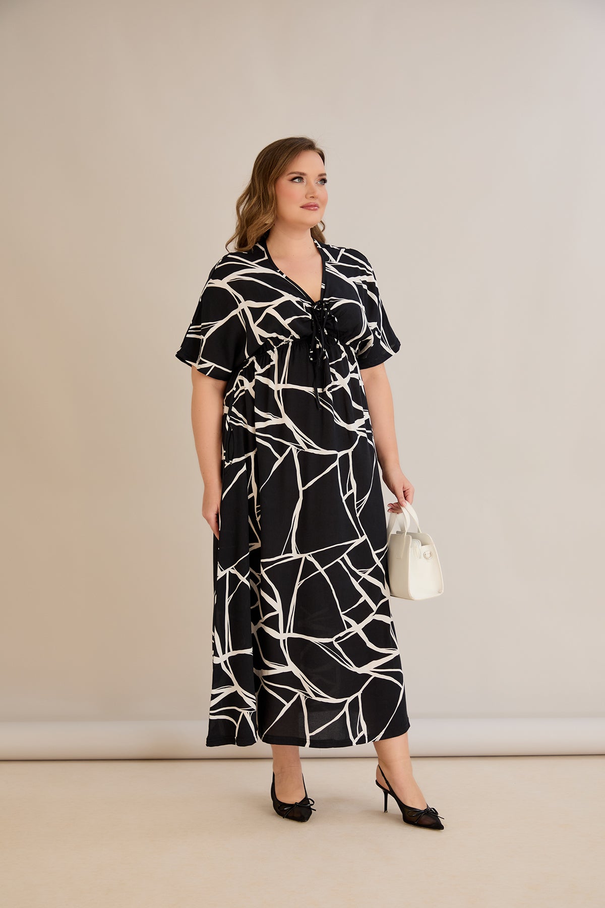 Luftiges Maxikleid aus Viskose