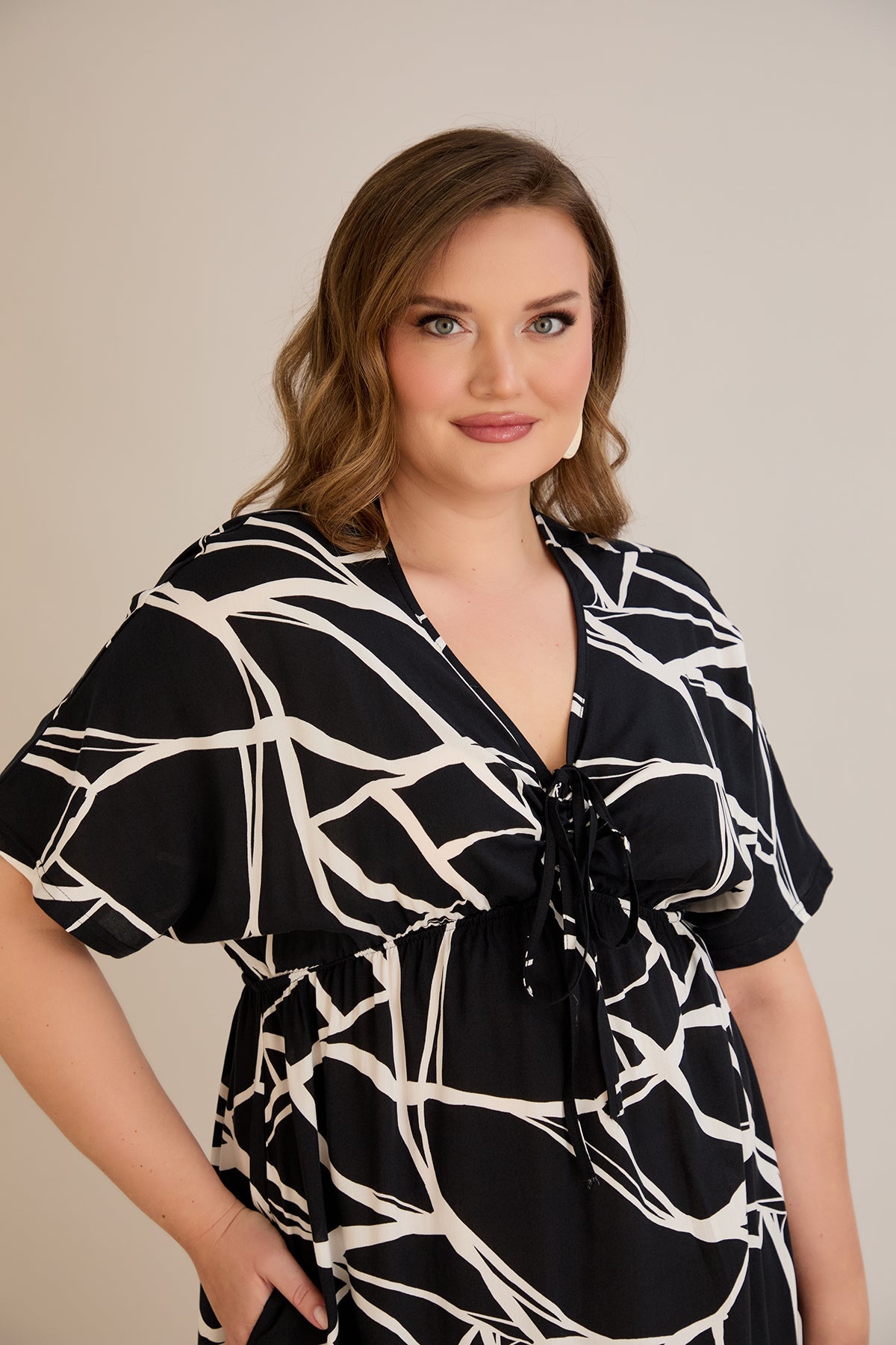 Luftiges Maxikleid aus Viskose